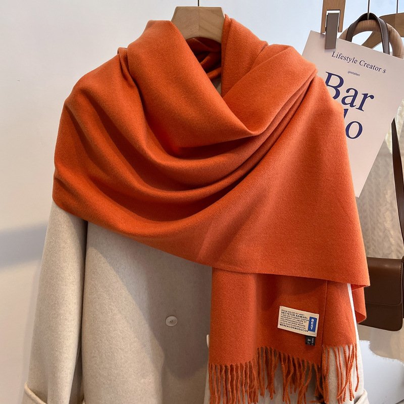 High-end Versatile Shawl Warm Thickened Scarf Dual-purpose - Image 23