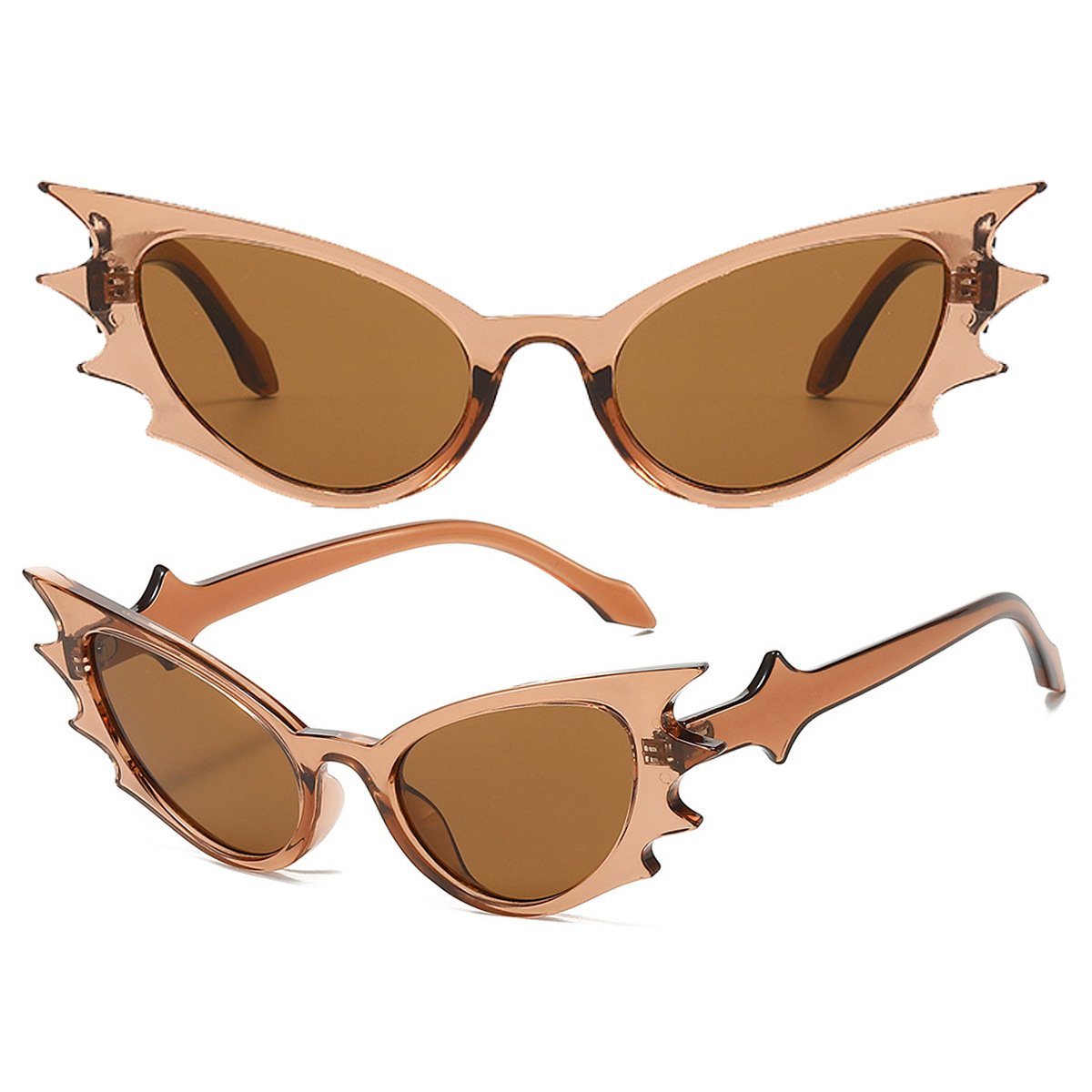 Cat's Eye Exaggerated Personalized Shaped Decoration Glasses - Image 2