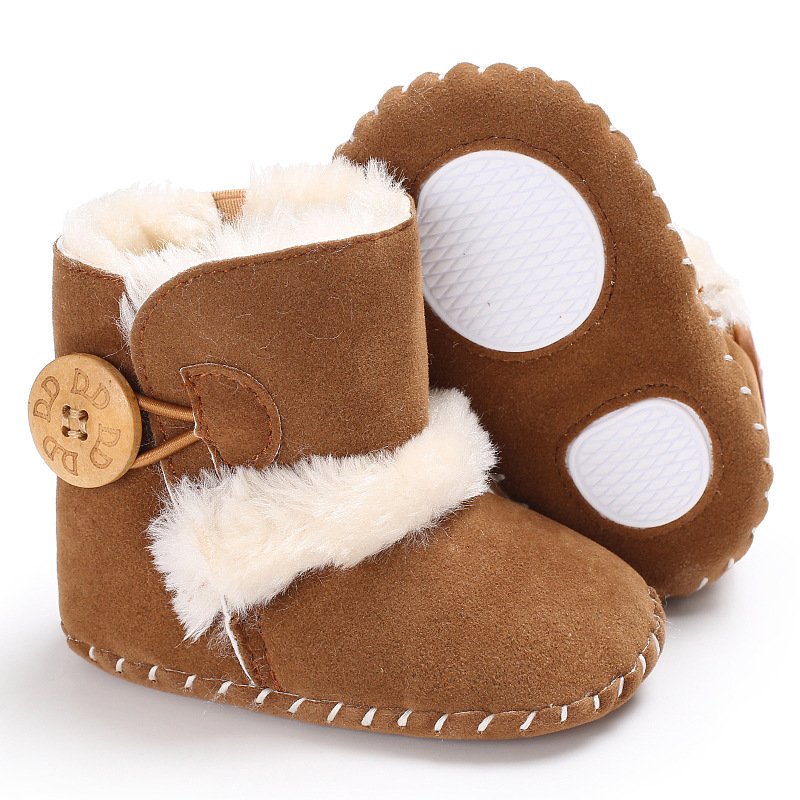 Plush warm and non slip baby walking shoes - Image 2