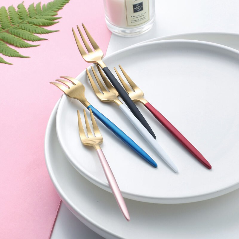 304 stainless steel fruit fork - Image 3