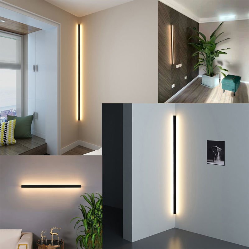 Minimalist Long Wall Bedroom Bedside Lamp - Image 8