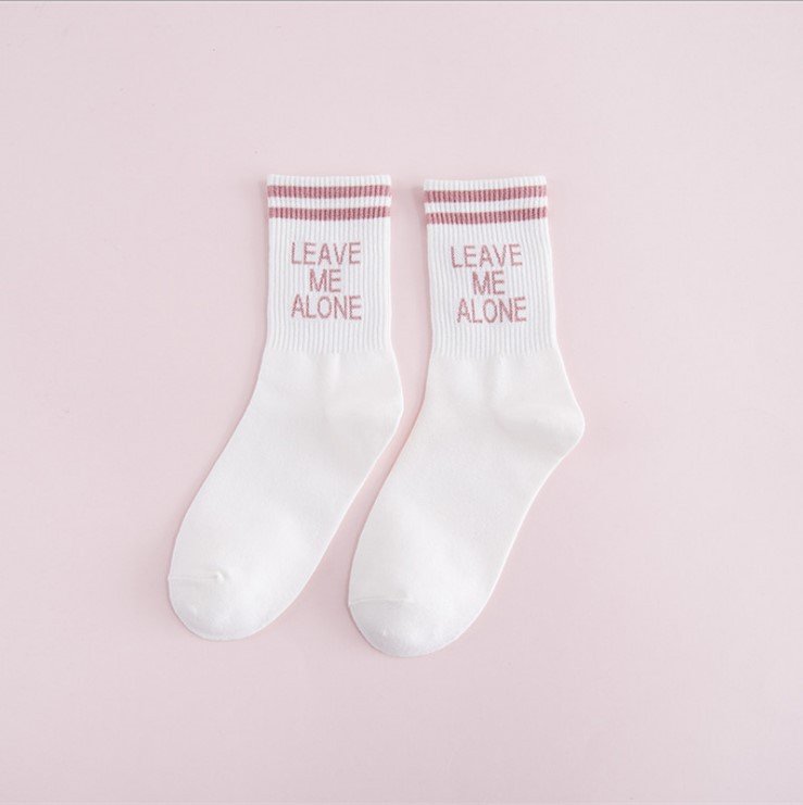 Luokou two bars long tube female socks - Image 6