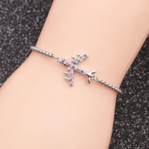 Aircraft adjustable bracelet