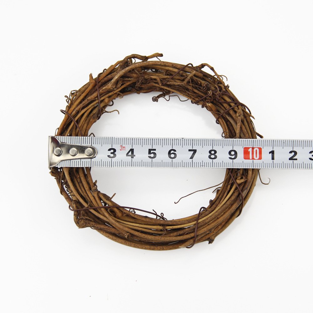 Tufu Rattan Garland Circle Vine Ring Christmas - Image 6