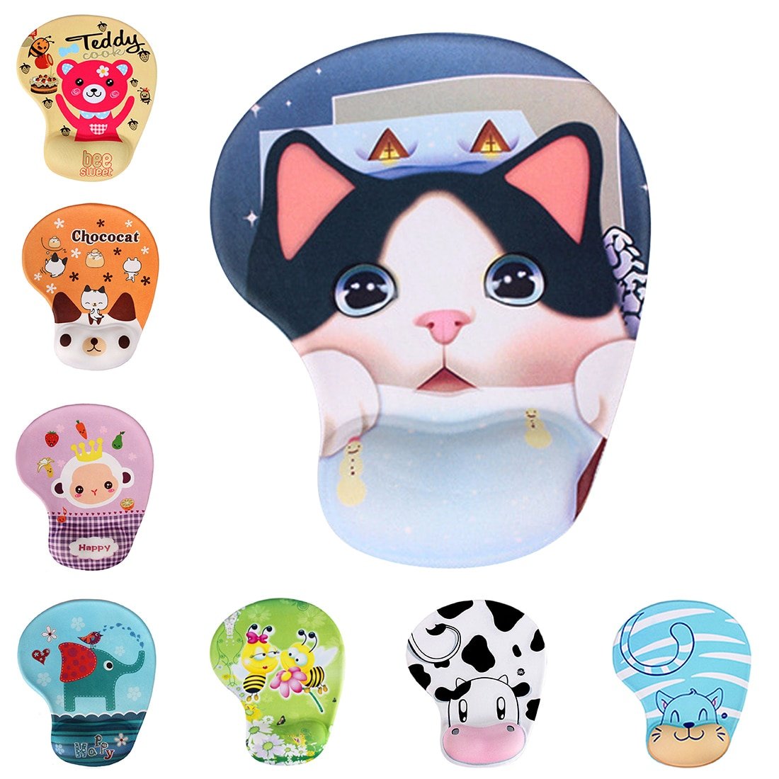 Creative mouse pad with super soft pad