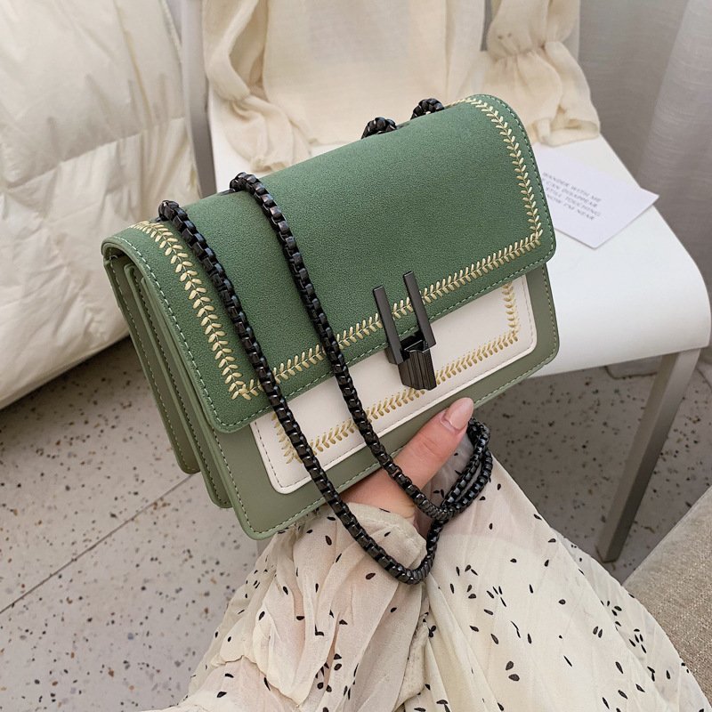 Frosted chain bag shoulder messenger bag - Image 2