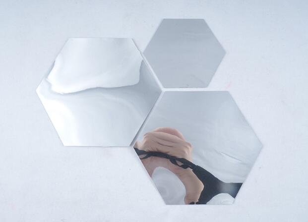 DIY mirror wall stickers self-adhesive mirror stickers - Image 3