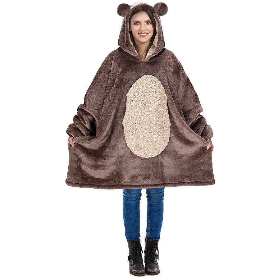 Animal cartoon home clothes hooded sweater - Image 12