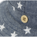 Spring new little star children's basin hat baby sun hat