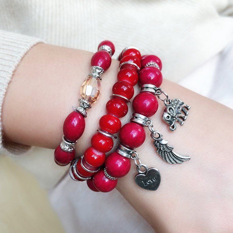 Elephant Wing Pendant Bracelet - Image 3