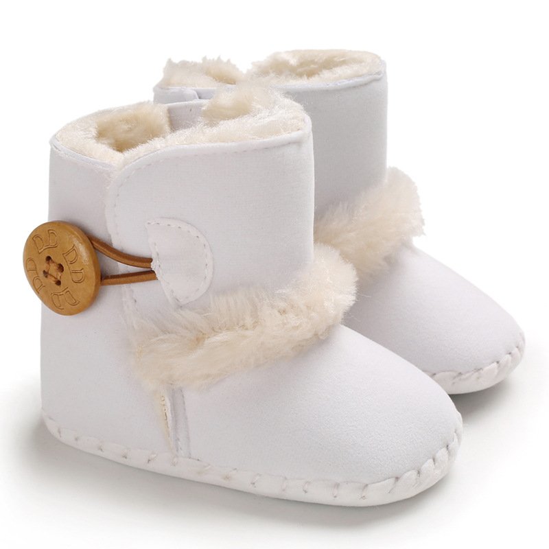Plush warm and non slip baby walking shoes - Image 5