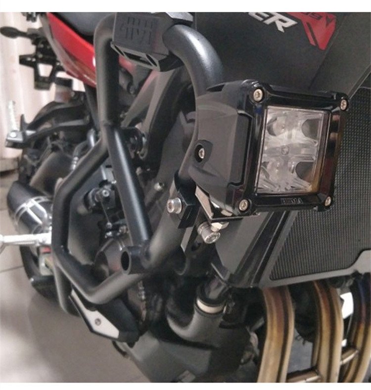 Motorcycle spotlight bracket fixture LED headlight tube clip extension bracket - Image 7