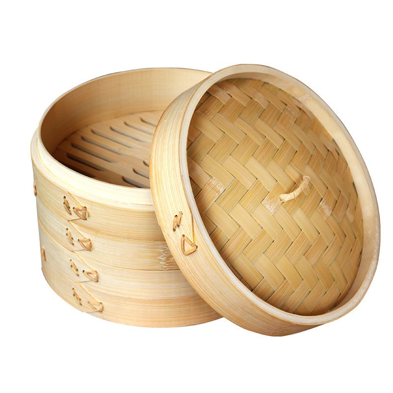 Bamboo Steamer Bamboo Steamed Dumplings for Heightening and Deepening Dumplings - Image 5