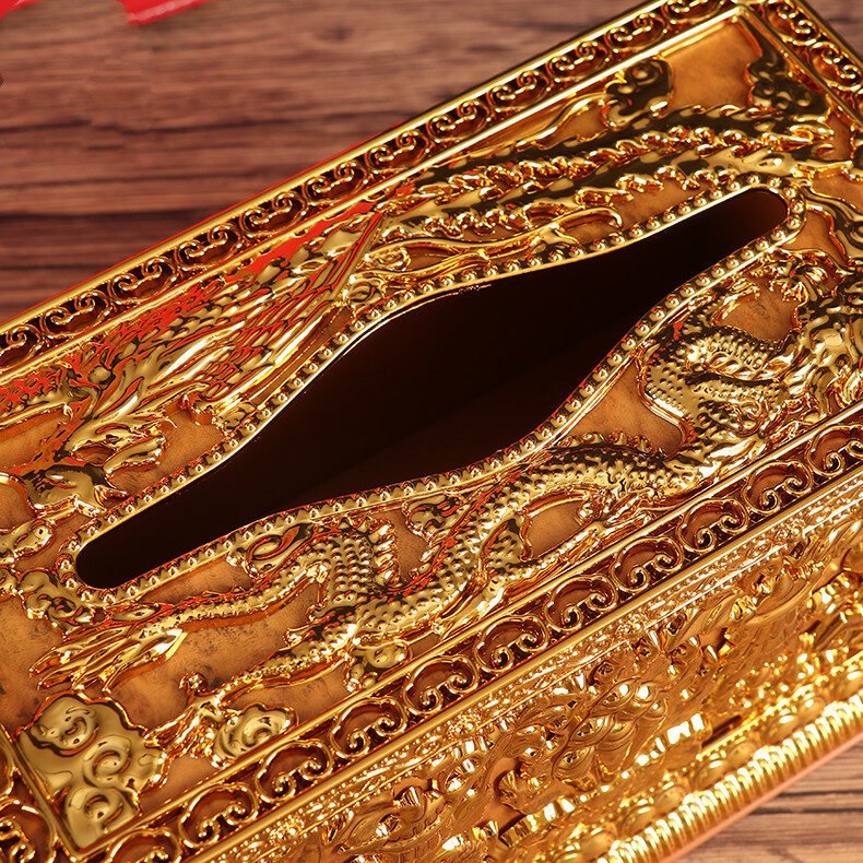 Manufacturer's Special Price Tibetan Tantric Buddhism Eight Auspicious Tissue Box Living Room Dining Room Car Small Tissue Box - Image 3