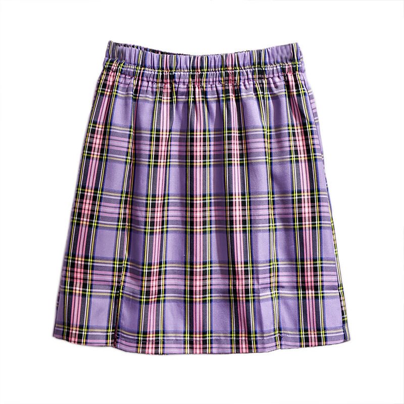 Plaid wrap hip skirt - Image 3