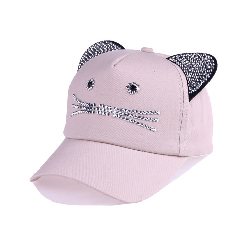 Spring And Summer Denim Baseball Cute Cat Ears Baseball Sunscreen Visor Baby Cat Hat - Image 5