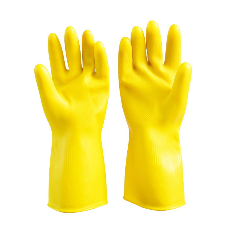 Long Rubber Household Latex Laundry Gloves - Image 2