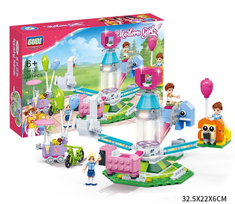 Amusement Park Girls Assembled Building Blocks - Image 4