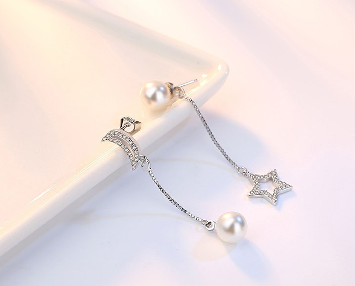 Tassel star earrings ear line female long paragraph simple - Image 5