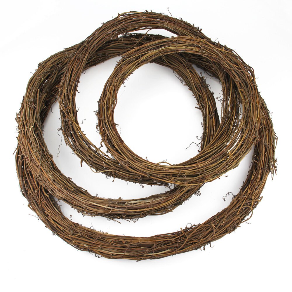 Tufu Rattan Garland Circle Vine Ring Christmas - Image 4