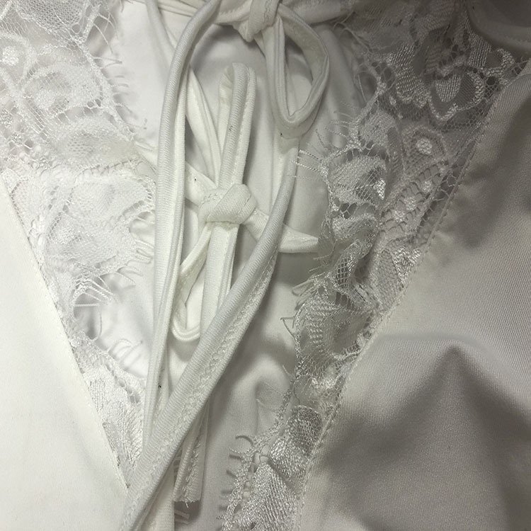 Summer women's sexy lace lace stitching V-neck vest - Image 4