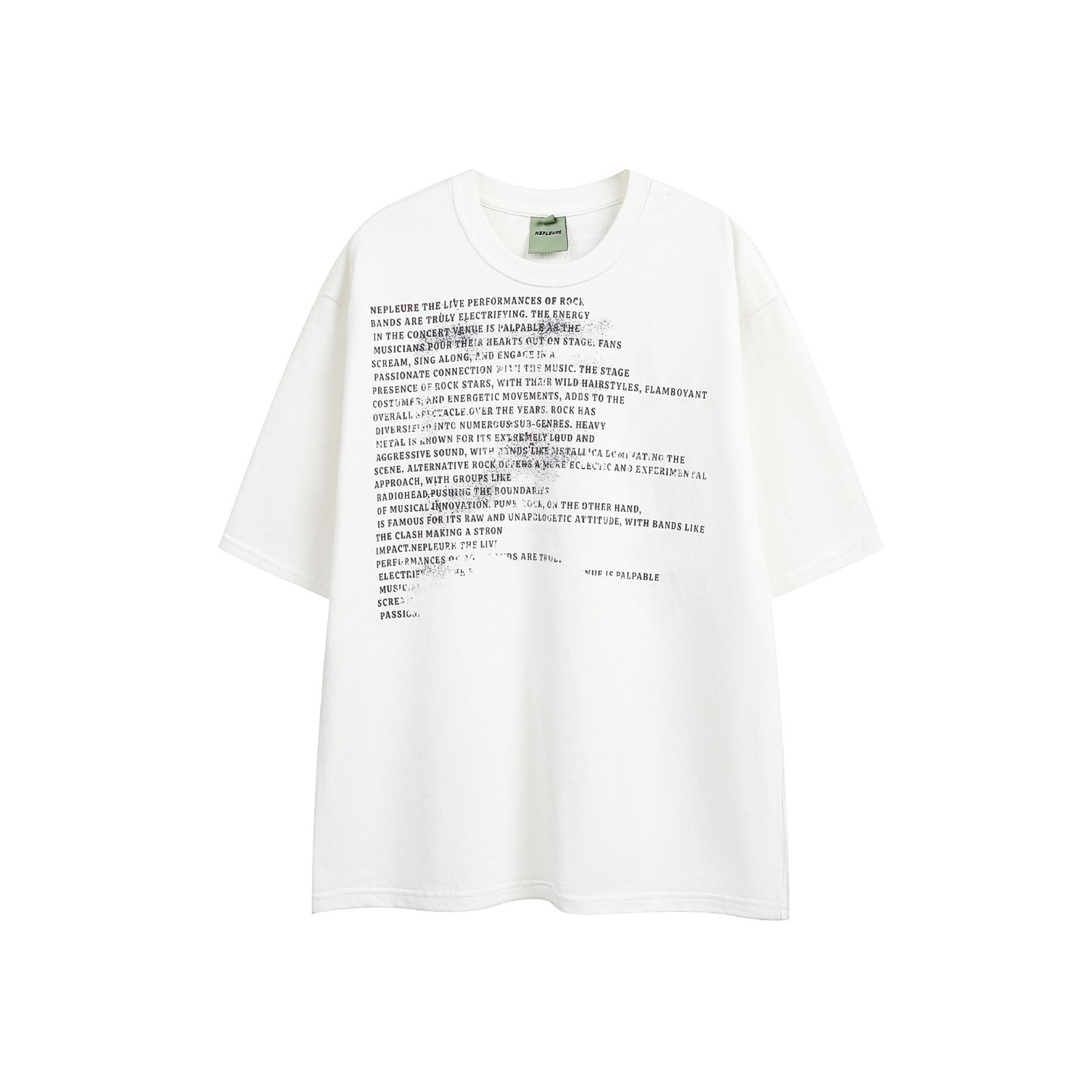 Men's And Women's Retro Loose And Simple Printed T-shirt - Image 5