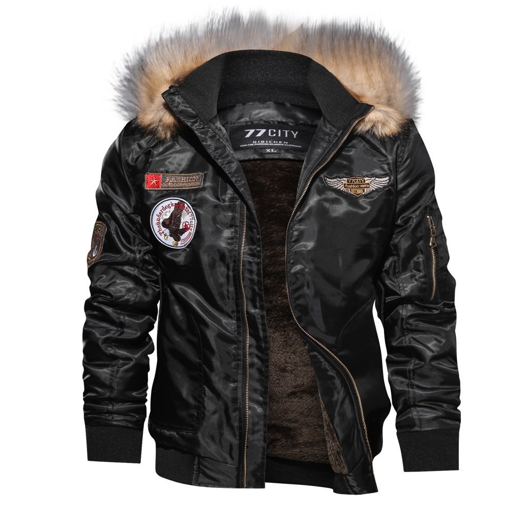 Embroidered flight suit jacket - Image 2