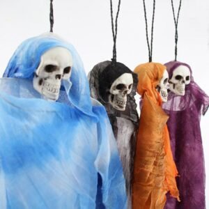Little Hanging Ghost Haunted House Ornament Doll