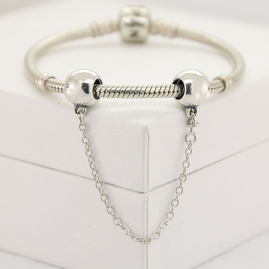 S925 sterling silver safety chain - Image 3