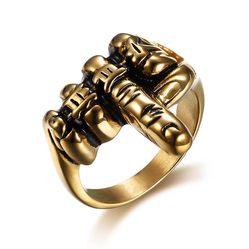 Alloy Finger Shape Creative Ring - Image 2