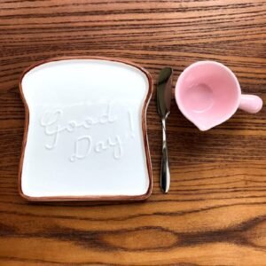 Cherry blossom relief bread plate