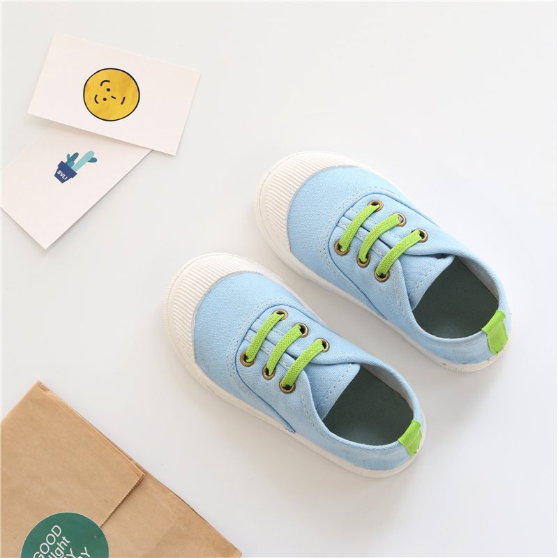 Network explosion spring new children's shoes, Korean boys and girls canvas shoes, candy color baby shoes - Image 10
