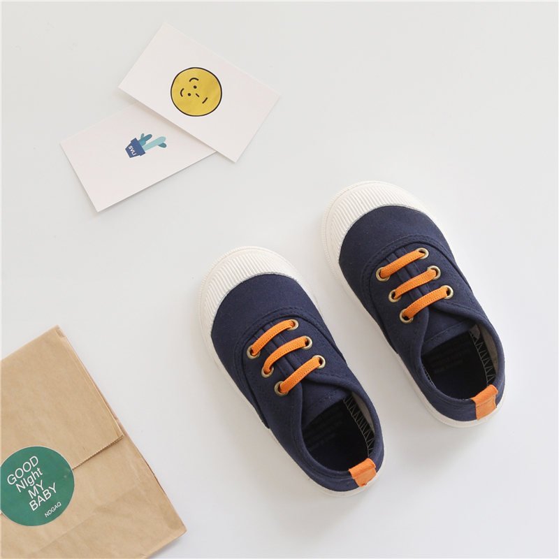 Network explosion spring new children's shoes, Korean boys and girls canvas shoes, candy color baby shoes - Image 7