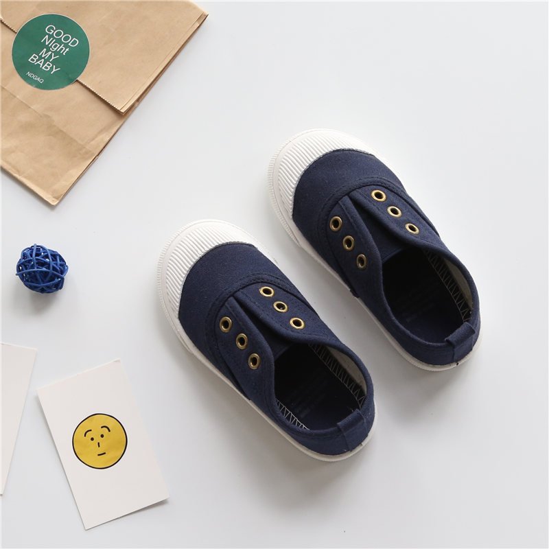Network explosion spring new children's shoes, Korean boys and girls canvas shoes, candy color baby shoes - Image 3