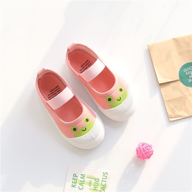 Network explosion spring new children's shoes, Korean boys and girls canvas shoes, candy color baby shoes - Image 9
