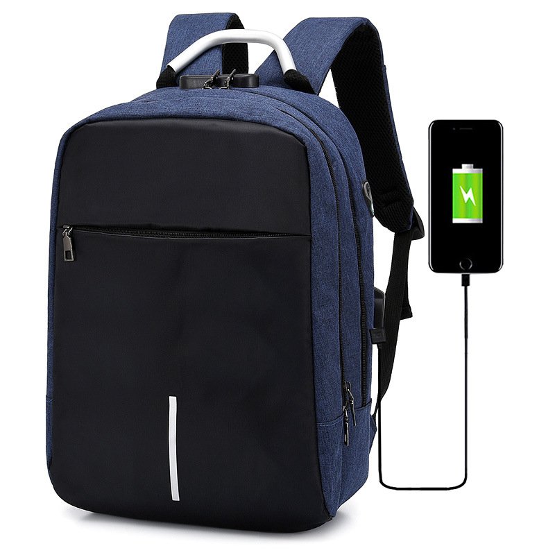 Men's Anti-theft Backpack Usb Notebook Bag - Image 6