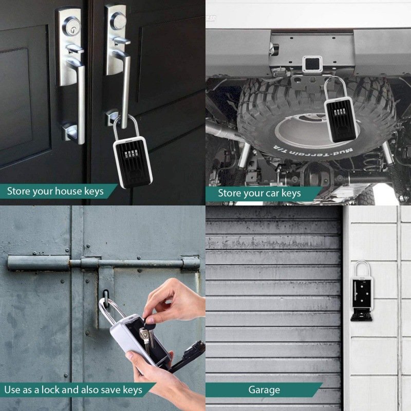 Temporary Metal Waterproof Key Box At The Door - Image 3