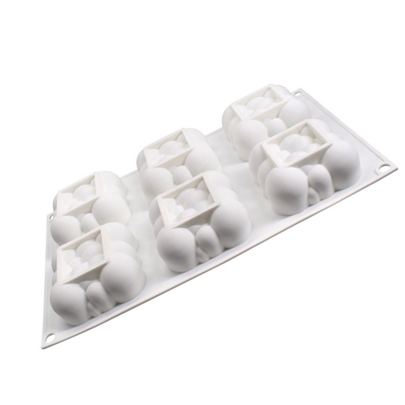 6 grid cloud cake silicone mold - Image 2