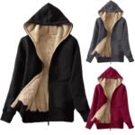 Long-sleeved sweater plush coat