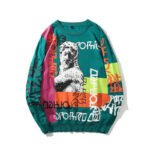 High street vintage graffiti print