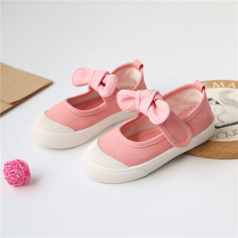 Network explosion spring new children's shoes, Korean boys and girls canvas shoes, candy color baby shoes - Image 2