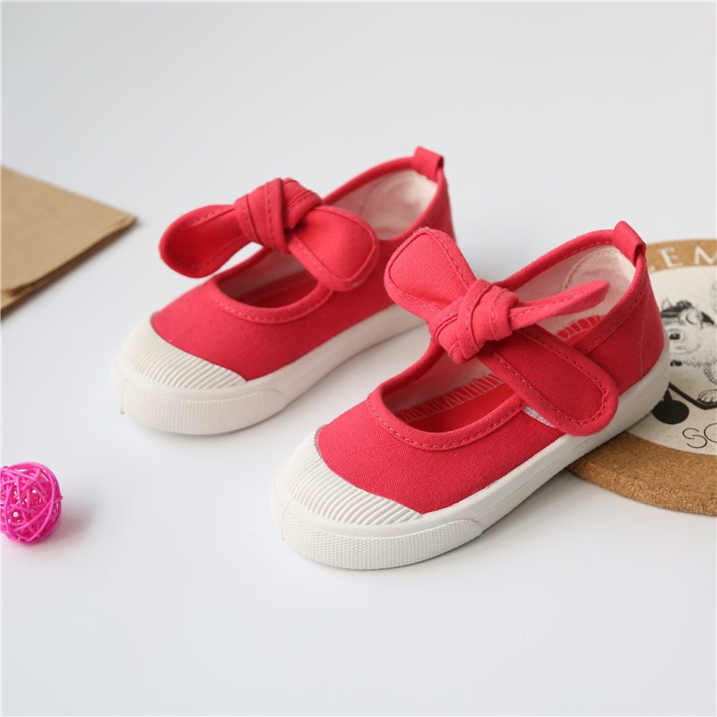 Network explosion spring new children's shoes, Korean boys and girls canvas shoes, candy color baby shoes - Image 4