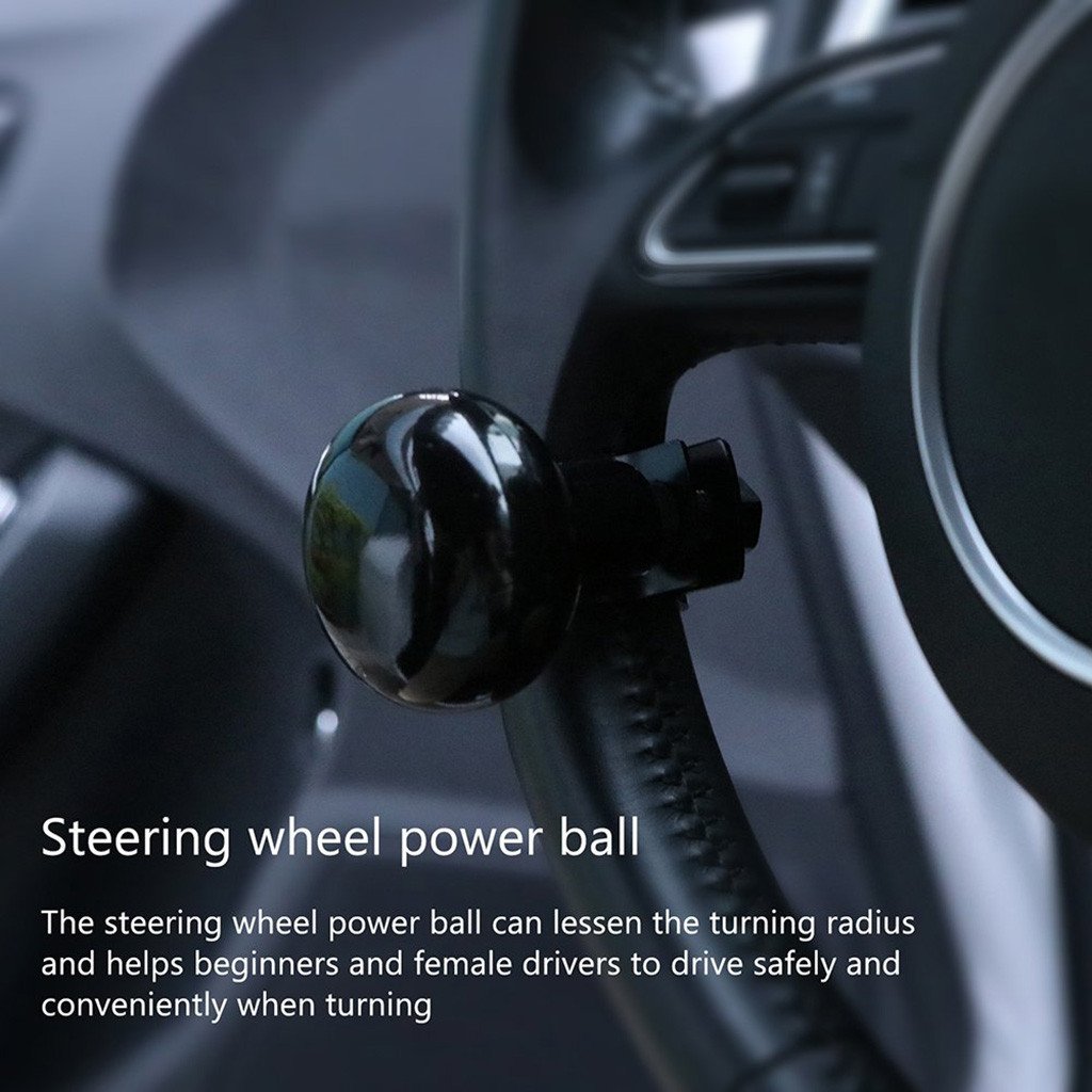 Black steering wheel booster ball booster - Image 4