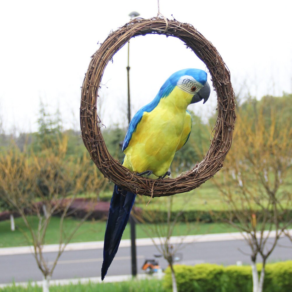 Tufu Rattan Garland Circle Vine Ring Christmas