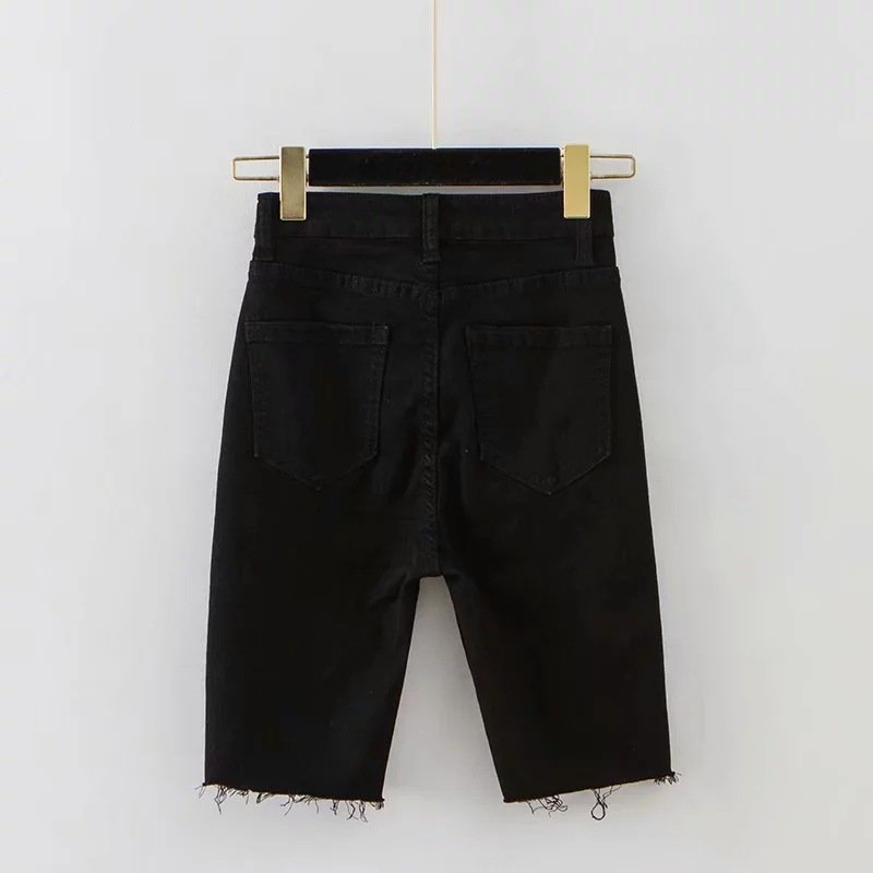 Summer high-waist straight five-point pants - Image 2