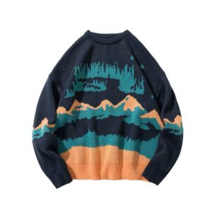 Retro Boys' Loose And Lazy Sweater
