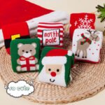 Christmas striped children's socks