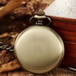 Vintage bronze large pocket watch
