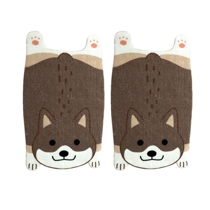 Cartoon Shiba Inu Corgi doormat - Image 2