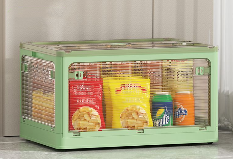 Transparent Plastic Folding Wardrobe Storage Box - Image 5